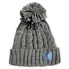 Cable Knit Hat - Grey