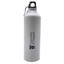 Aluminium Water Bottle White