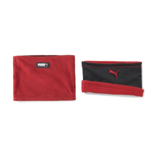 Puma Reversible Fleece Neck Warmer - Intense Red/Black